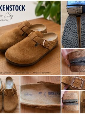 Birkenstock Boston Soft Footbed Clogs Size 38